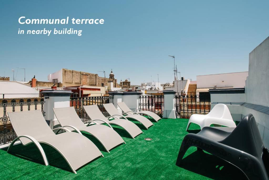 Hostly Rivero 2B Center-Fibre-Communal Terrace-Parking Optional-Cless 세비야 외부 사진